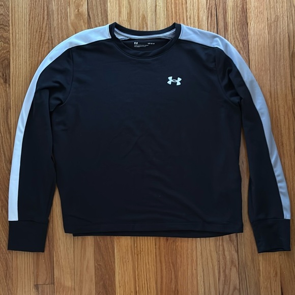 Under Amour Activewear Top Women’s Sz Large Color block Athletic Gym Athleisure - Picture 1 of 3